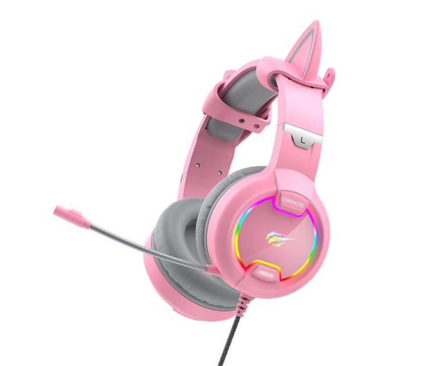 HAVIT GAMENOTE H2233D RGB różowe H2233d-pink - 721267 - zdjęcie 2